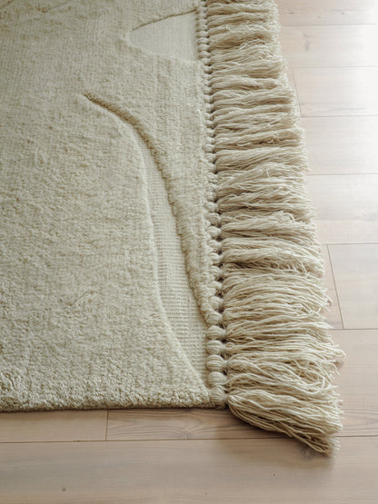 Zuleika Pearl ivory wool, gulvteppe, flere størrelser, en del av kategorien - At Home Interiør