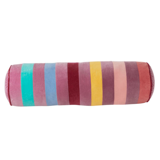 Fløyelspute stor, Multi color
