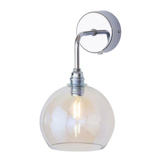 Rowan Vegglampe 15cm Sølv