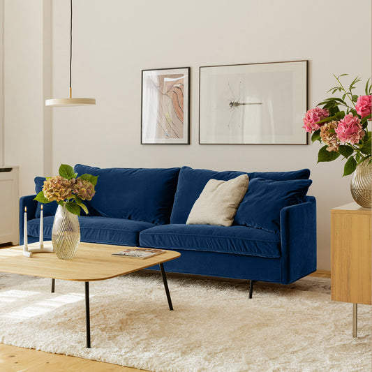 Julia 3-seter sofa Classic Velvet Deep Blue
