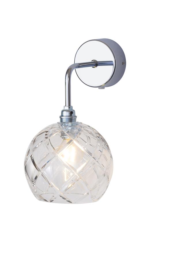 Rowan Vegglampe 15cm Sølv