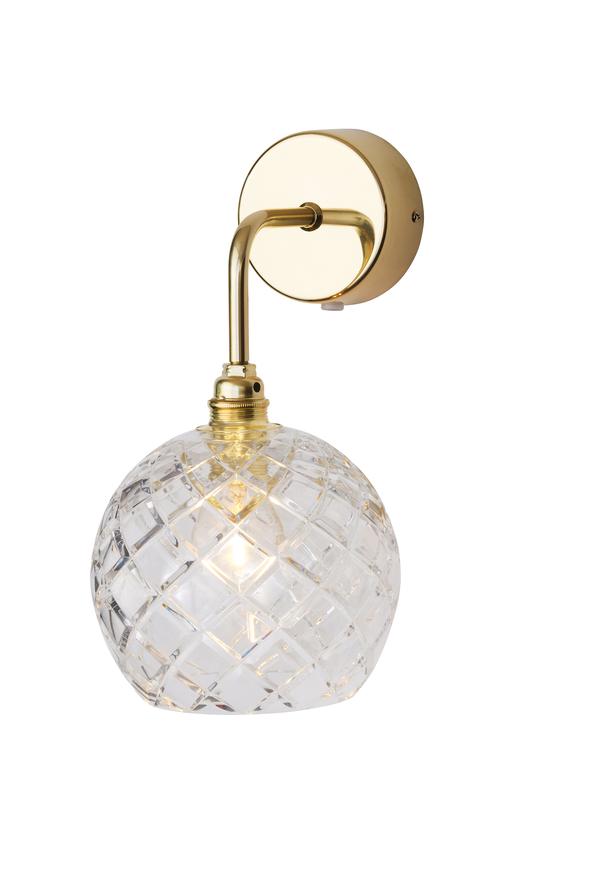 Rowan Vegglampe 15cm Gull