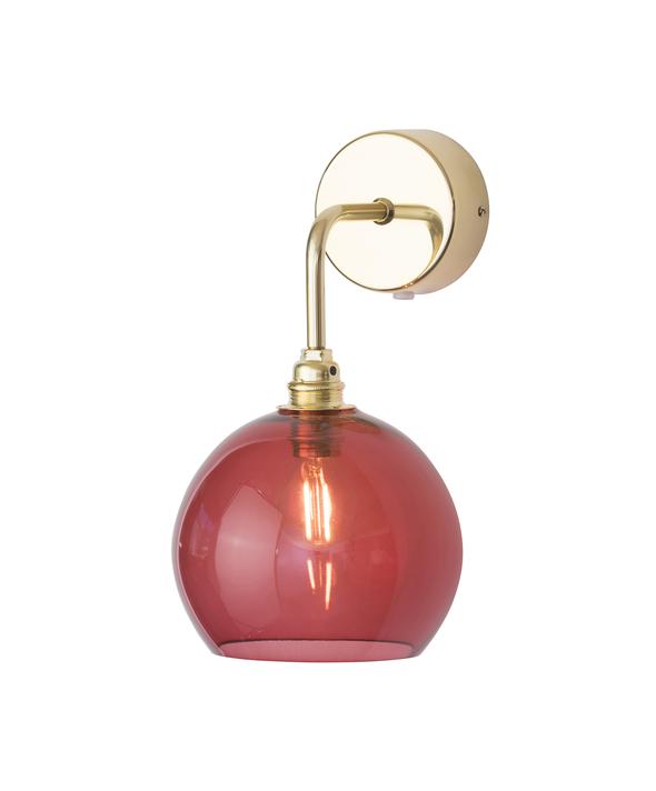 Rowan Vegglampe 15cm Gull