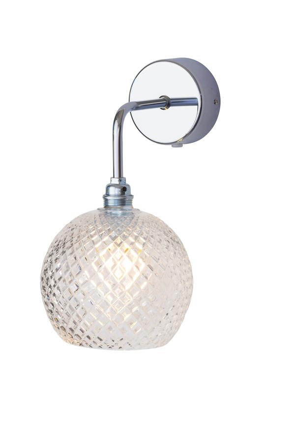 Rowan Vegglampe 15cm Sølv