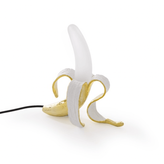 Banan Lampe Louie gull, en del av kategorien Bordlampe - At Home Interiør