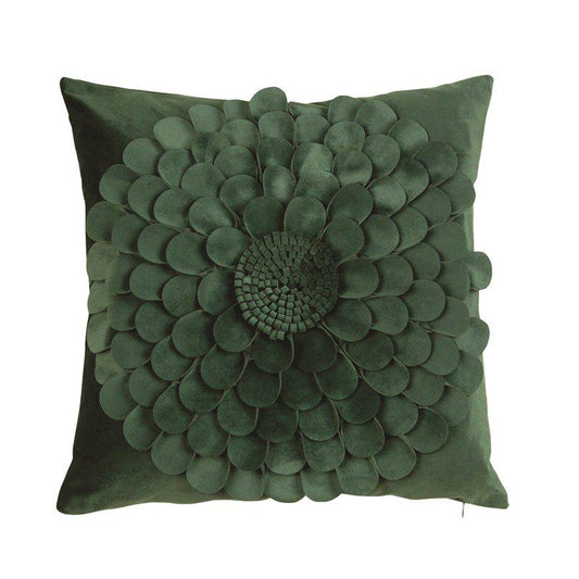 Blomst Grønn, putetrekk 47*47 cm, en del av kategorien Pute - At Home Interiør
