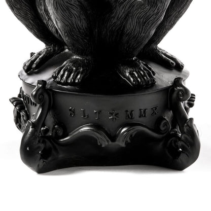 BURLESQUE - THE NO EVIL MONKEYS" CHANDELIER h. Cm.60 - BLACK, en del av kategorien Lysestake - At Home Interiør