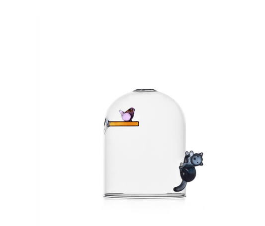 Candel Holder, Cat & Bird, en del av kategorien Glass - At Home Interiør