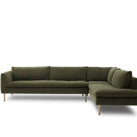 Charlie set 4 Høyre , Moss mørk grønn, en del av kategorien Fast-track sofa - At Home Interiør