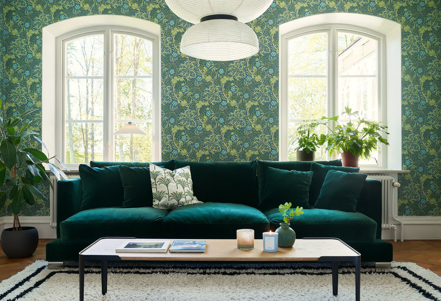 Colorado 4-seter sofa Lario Dark Green, en del av kategorien 4-seter - At Home Interiør