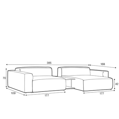 Edda SET3 modulsofa, en del av kategorien Modulsofa - At Home Interiør
