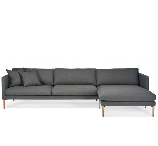 Elegante 3-seter sofa m/chaiselongue, en del av kategorien Modulsofa - At Home Interiør