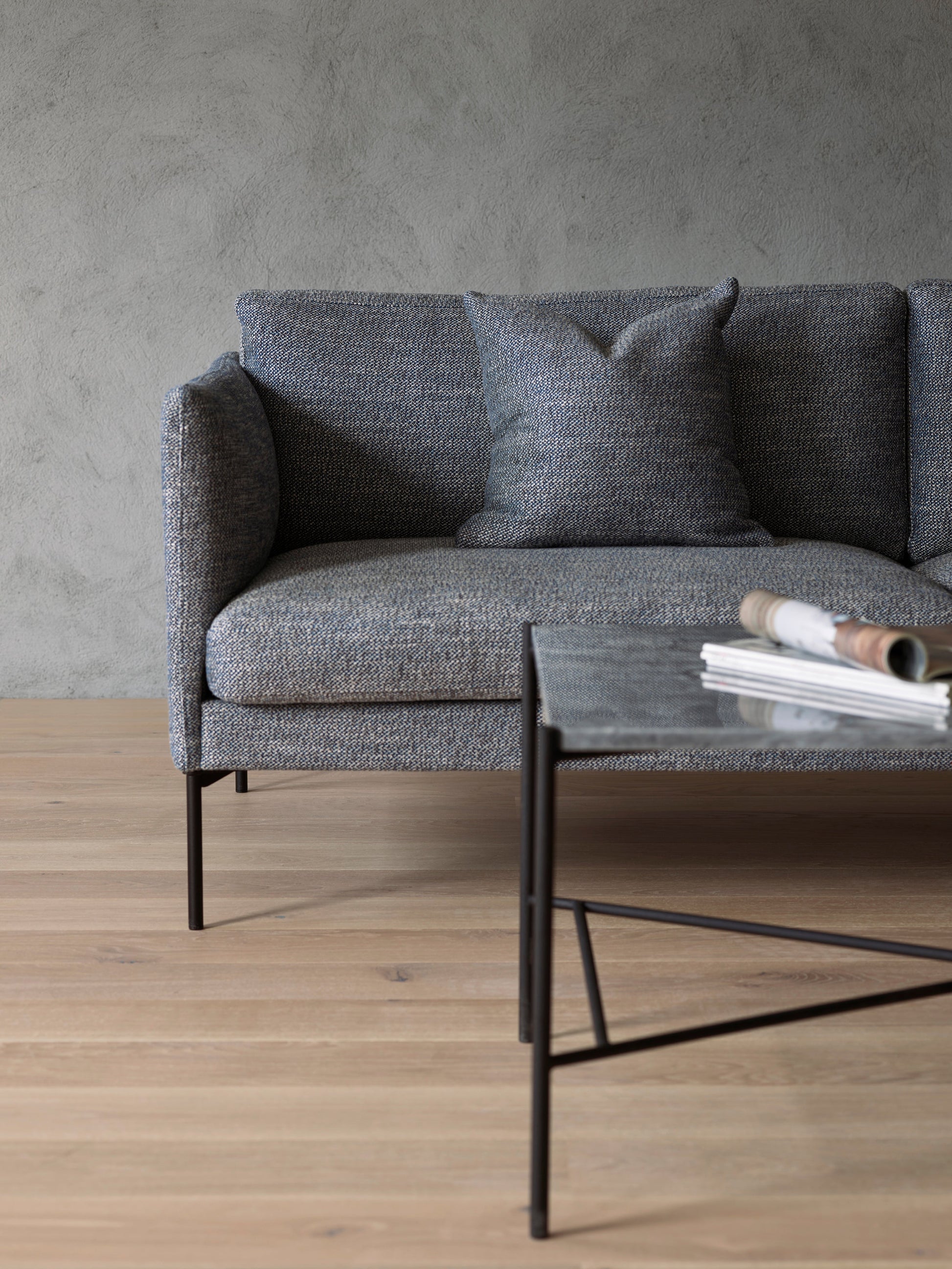 Elegante 3-seter sofa m/chaiselongue, en del av kategorien Modulsofa - At Home Interiør