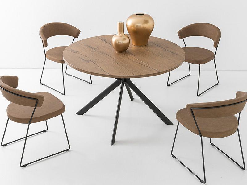 Pakketilbud: Giove spisebord og 4 stk New York stoler