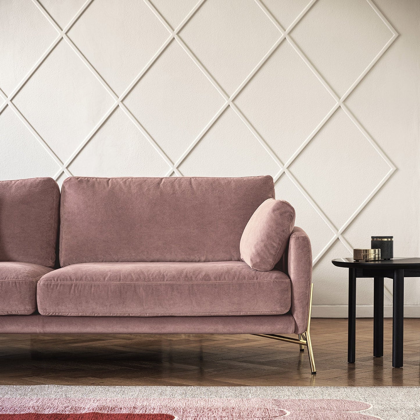 Le Marais 3-seter m/ Chaiselounge, en del av kategorien Modulsofa - At Home Interiør