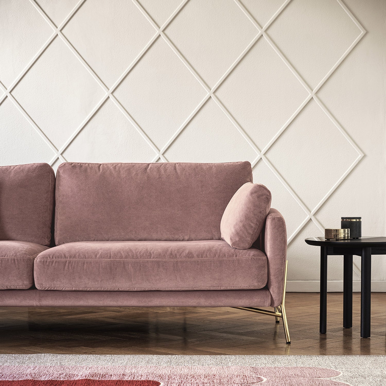 Le Marais 3-seter m/ Chaiselounge, en del av kategorien Modulsofa - At Home Interiør