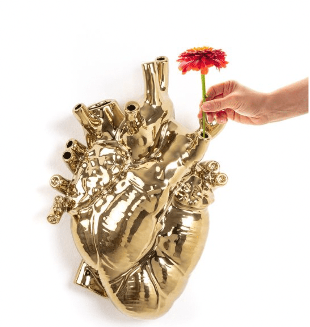 Love in Bloom Giant Gold, en del av kategorien Vase - At Home Interiør