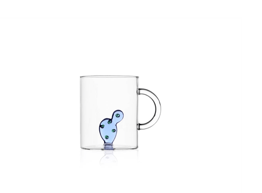 Mug cactus blue, en del av kategorien Glass - At Home Interiør
