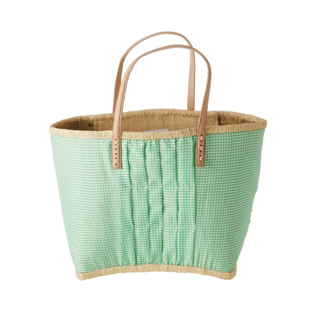 Raffia Bag Grønn, en del av kategorien Kurv - At Home Interiør