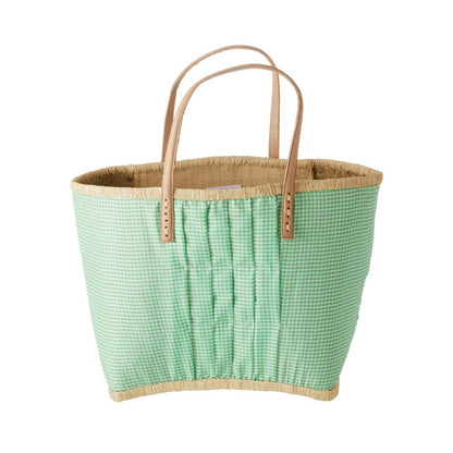 Raffia Bag Grønn, en del av kategorien Kurv - At Home Interiør