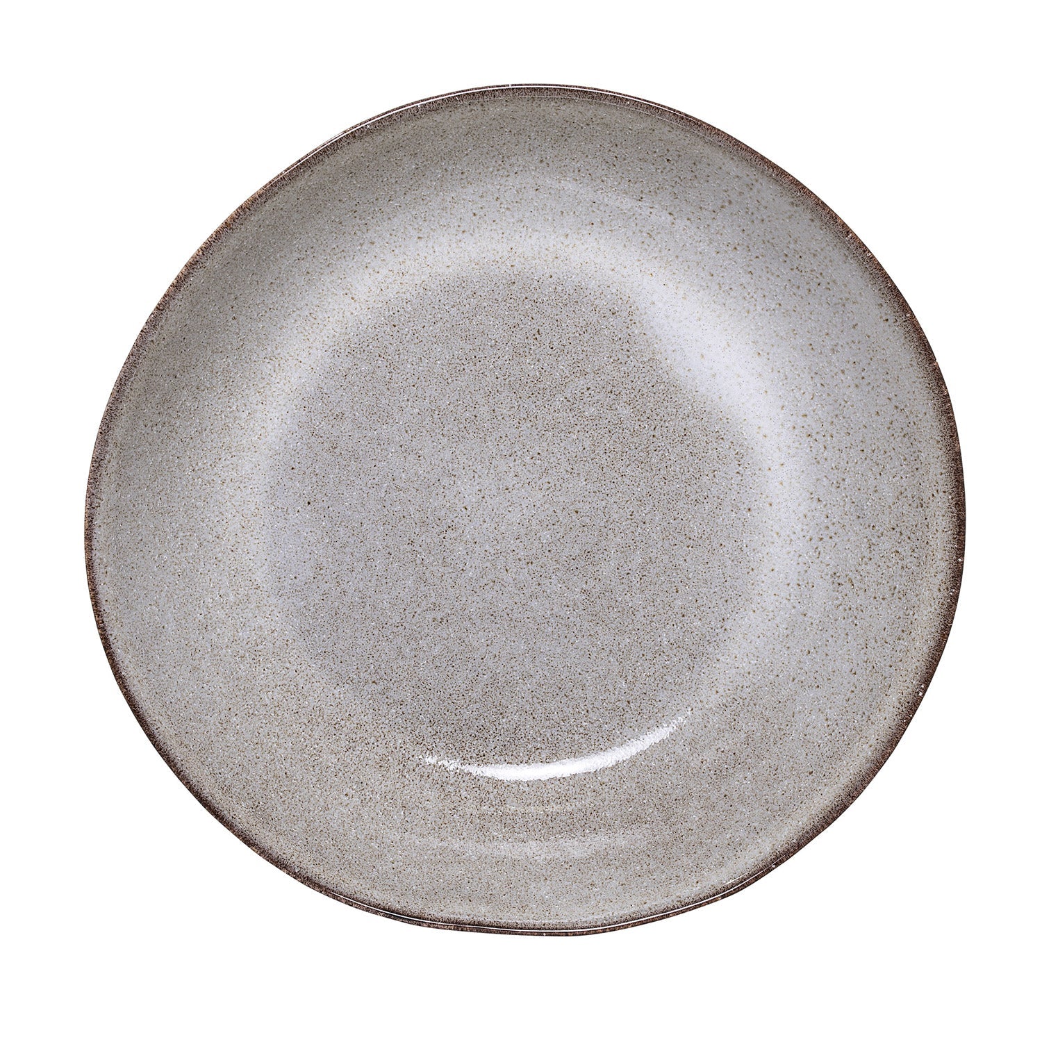 Sandrine Dyp Tallerken, Beige, en del av kategorien Skål - At Home Interiør