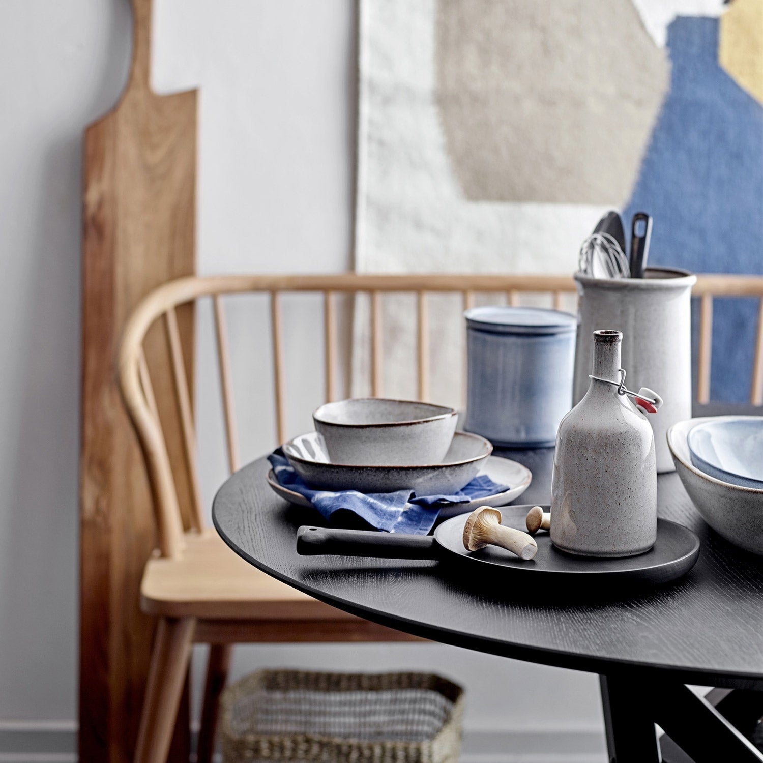 Sandrine Dyp Tallerken, Beige, en del av kategorien Skål - At Home Interiør